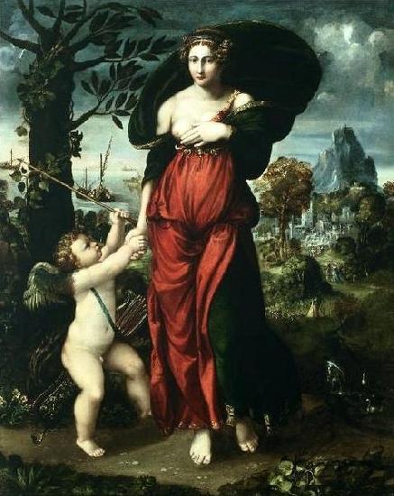 unknow artist Venus and Cupid Germany oil painting art